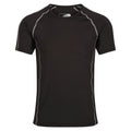 Black - Front - Regatta Professional Mens Short-Sleeved Base Layer Top