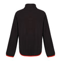 Black - Back - Regatta Professional Childrens-Kids Microfleece Full Zip Fleece Jacket