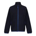 Navy - Front - Regatta Professional Childrens-Kids Microfleece Full Zip Fleece Jacket