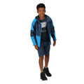 Blue Wing-Indigo - Pack Shot - Regatta Childrens-Kids Highton IV Waterproof Jacket
