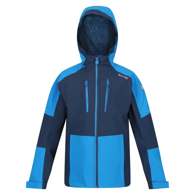 Blue Wing-Indigo - Front - Regatta Childrens-Kids Highton IV Waterproof Jacket