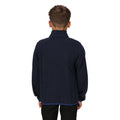 Navy - Back - Regatta Professional Childrens-Kids Microfleece Half Zip Fleece Top