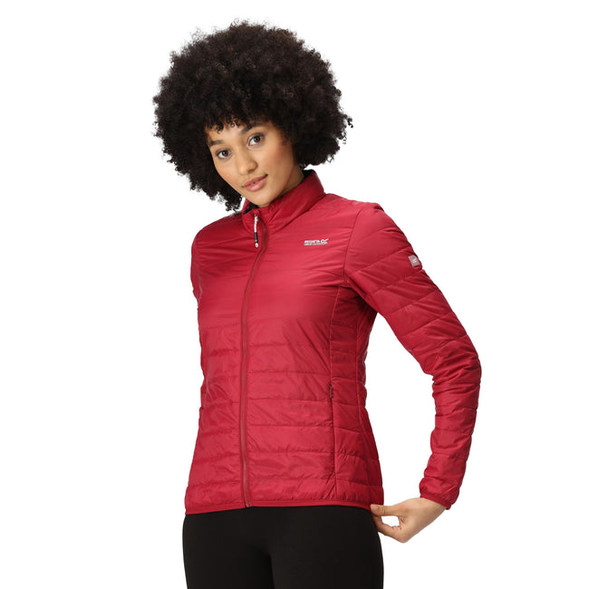 Rumba Red-Seal Grey - Side - Regatta Womens-Ladies Hillpack Padded Jacket