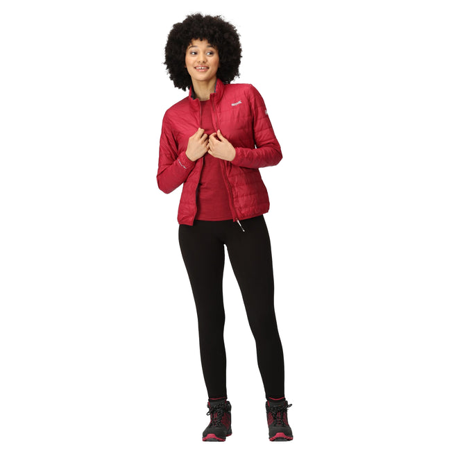 Rumba Red-Seal Grey - Pack Shot - Regatta Womens-Ladies Hillpack Padded Jacket