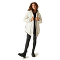 Beige-Black - Lifestyle - Regatta Womens-Ladies Christian Lacroix Cailar Pearl Longline Waterproof Jacket