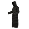 Black - Side - Regatta Womens-Ladies Elender Baffled Hooded Jacket