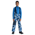 Olympian Blue - Lifestyle - Dare 2B Childrens-Kids Pow Graffiti Ski Trousers