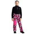 Pink - Lifestyle - Dare 2B Childrens-Kids Pow Graffiti Ski Trousers