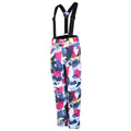 Quiet Blue - Side - Dare 2B Childrens-Kids Pow Abstract Ski Trousers