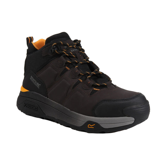 Chestnut-Black - Front - Regatta Professional Mens Hiking Boots