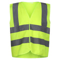 Fluro Yellow - Front - Regatta Professional Childrens-Kids Hi-Vis Vest