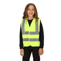 Fluro Yellow - Side - Regatta Professional Childrens-Kids Hi-Vis Vest