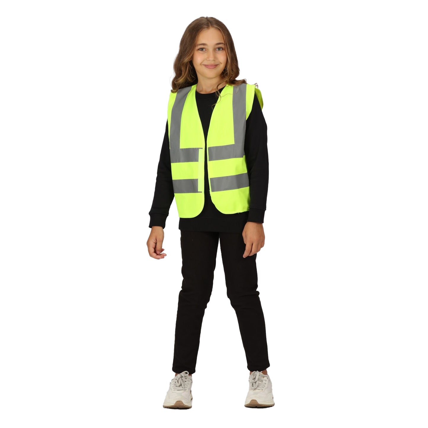 Fluro Yellow - Lifestyle - Regatta Professional Childrens-Kids Hi-Vis Vest