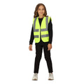 Fluro Yellow - Lifestyle - Regatta Childrens-Kids Hi-Vis Vest