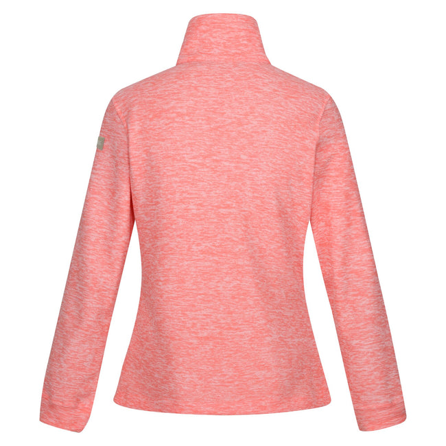 Shell Pink - Back - Regatta Womens-Ladies Azaelia Marl Full Zip Fleece Jacket