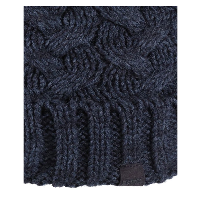 Navy - Back - Regatta Womens-Ladies Lovella V Beanie