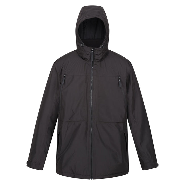 Black - Front - Regatta Mens Larrick Waterproof Jacket