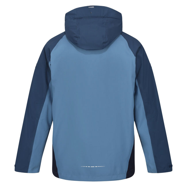 Stellar-Blue Wing - Back - Regatta Mens Raddick Waterproof Jacket
