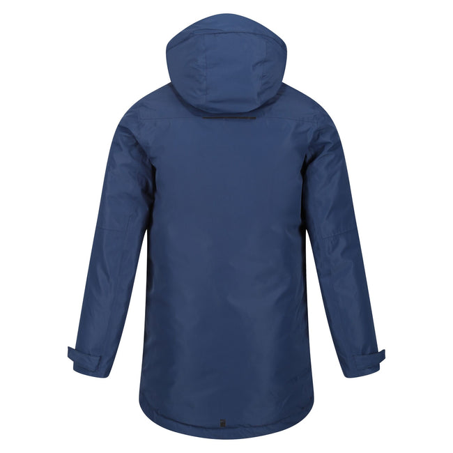 Admiral Blue-Black - Back - Regatta Childrens-Kids Farbank Ski Jacket