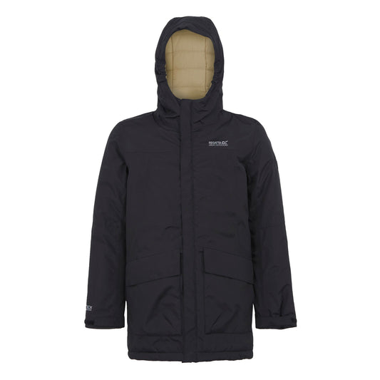 Black-Oat - Front - Regatta Childrens-Kids Farbank Ski Jacket