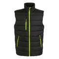 Black-Lime Green - Front - Regatta Professional Mens Thermal Body Warmer