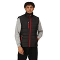 Black-Classic Red - Side - Regatta Professional Mens Thermal Body Warmer