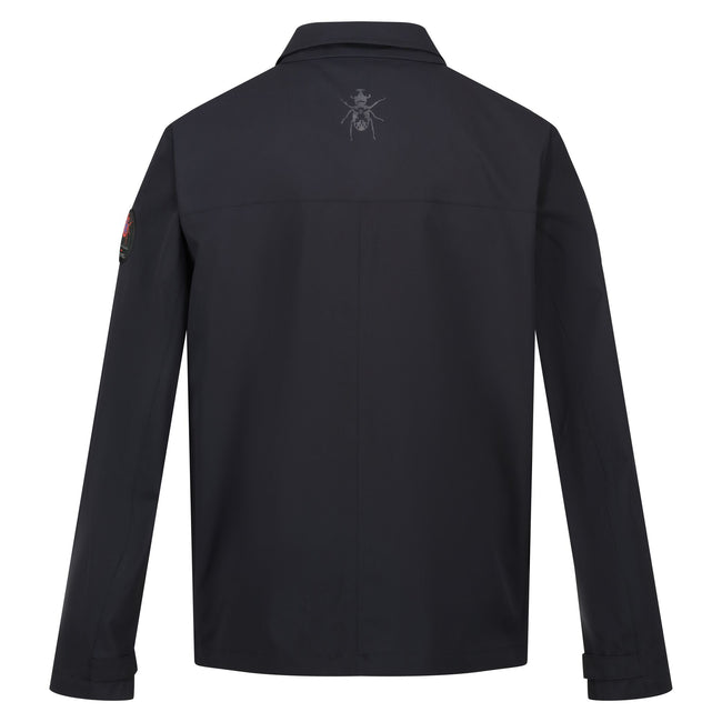 Black - Back - Regatta Mens Christian Lacroix Ramatuelle Waterproof Jacket
