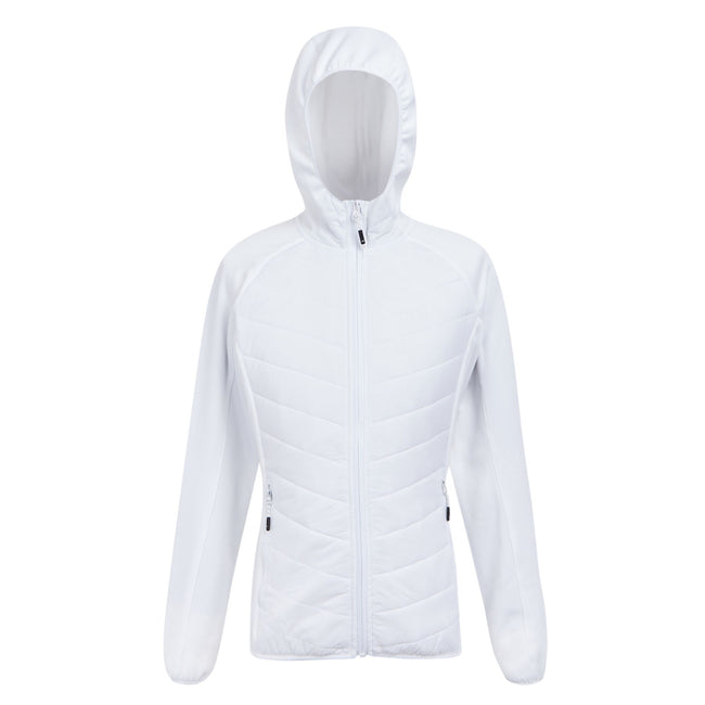 White - Front - Regatta Womens-Ladies Andreson VIII Hybrid Jacket