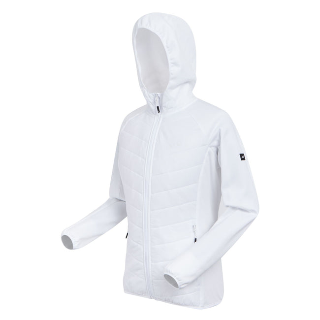 White - Side - Regatta Womens-Ladies Andreson VIII Hybrid Jacket