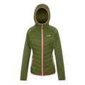 Nephrite Green-Peach Bloom - Front - Regatta Womens-Ladies Andreson VIII Hybrid Jacket