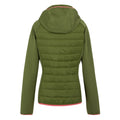 Nephrite Green-Peach Bloom - Back - Regatta Womens-Ladies Andreson VIII Hybrid Jacket