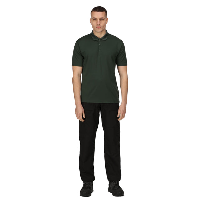 Dark Green - Lifestyle - Regatta Professional Mens Moisture Wicking Polo Shirt