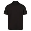 Black - Back - Regatta Professional Mens Moisture Wicking Polo Shirt