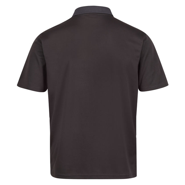 Seal Grey - Back - Regatta Professional Mens Moisture Wicking Polo Shirt