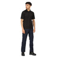 Black - Lifestyle - Regatta Professional Mens Moisture Wicking Polo Shirt