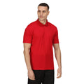 Classic Red - Side - Regatta Mens Pro Moisture Wicking Polo Shirt
