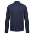 Navy - Back - Regatta Mens Pro Long-Sleeved Polo Shirt