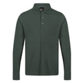 Dark Green - Front - Regatta Mens Pro Long-Sleeved Polo Shirt