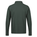 Dark Green - Back - Regatta Mens Pro Long-Sleeved Polo Shirt
