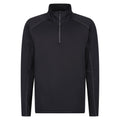 Black - Front - Regatta Professional Mens Core Stretch Half Zip Midlayer