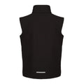 Black - Back - Regatta Professional Childrens-Kids Softshell Reflective Gilet