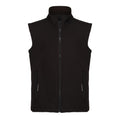 Black - Front - Regatta Professional Childrens-Kids Softshell Reflective Gilet