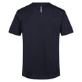 Navy - Back - Regatta Professional Mens Reflective Moisture Wicking T-Shirt