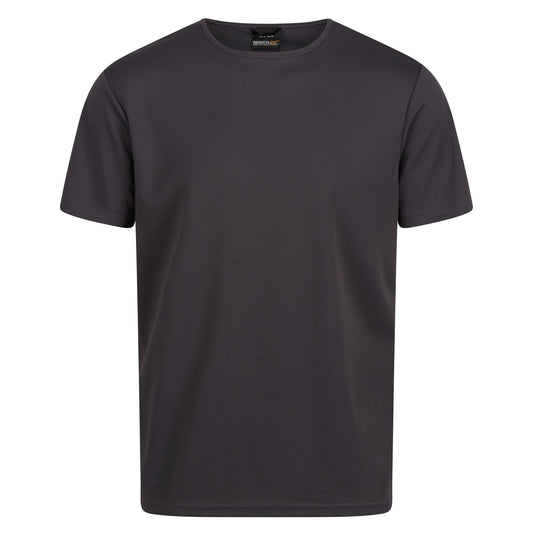 Seal Grey - Front - Regatta Professional Mens Reflective Moisture Wicking T-Shirt