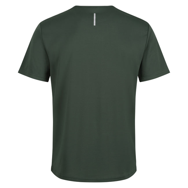 Dark Green - Back - Regatta Professional Mens Reflective Moisture Wicking T-Shirt