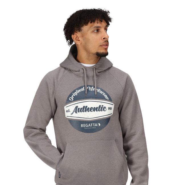 Rock Grey Marl - Side - Regatta Professional Mens Hoodie