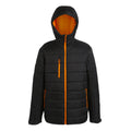 Black-Orange Pop - Front - Regatta Professional Mens Thermal Padded Jacket