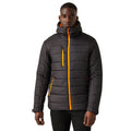 Black-Orange Pop - Side - Regatta Professional Mens Thermal Padded Jacket