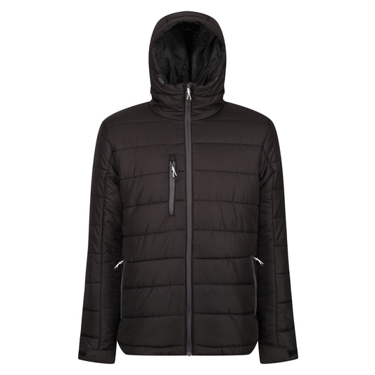 Black-Seal Grey - Front - Regatta Professional Mens Thermal Padded Jacket