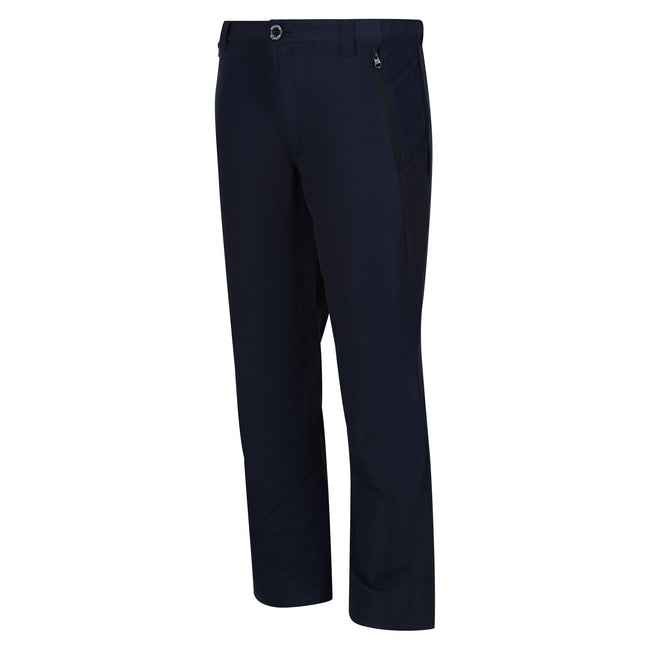 Navy - Side - Regatta Childrens-Kids Sorcer VI Hiking Trousers